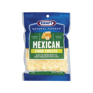 Kraft Shredded Mexican 4 Cheese 8 OZ vacation grocery